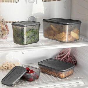 No Frost Silikon Yumuşak Kapalı Saklama Kabı Dondurucu ve Buzluk Saklama Kabı 1400ML, Kapaklı No Frost Saklama Kabı 1400ML, Derin Dondurucu Saklama Kabı 1400ML
