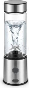 Çift Hazneli Cam Blender USB Şarjlı Smoothie ve Buz Kırıcı Blender