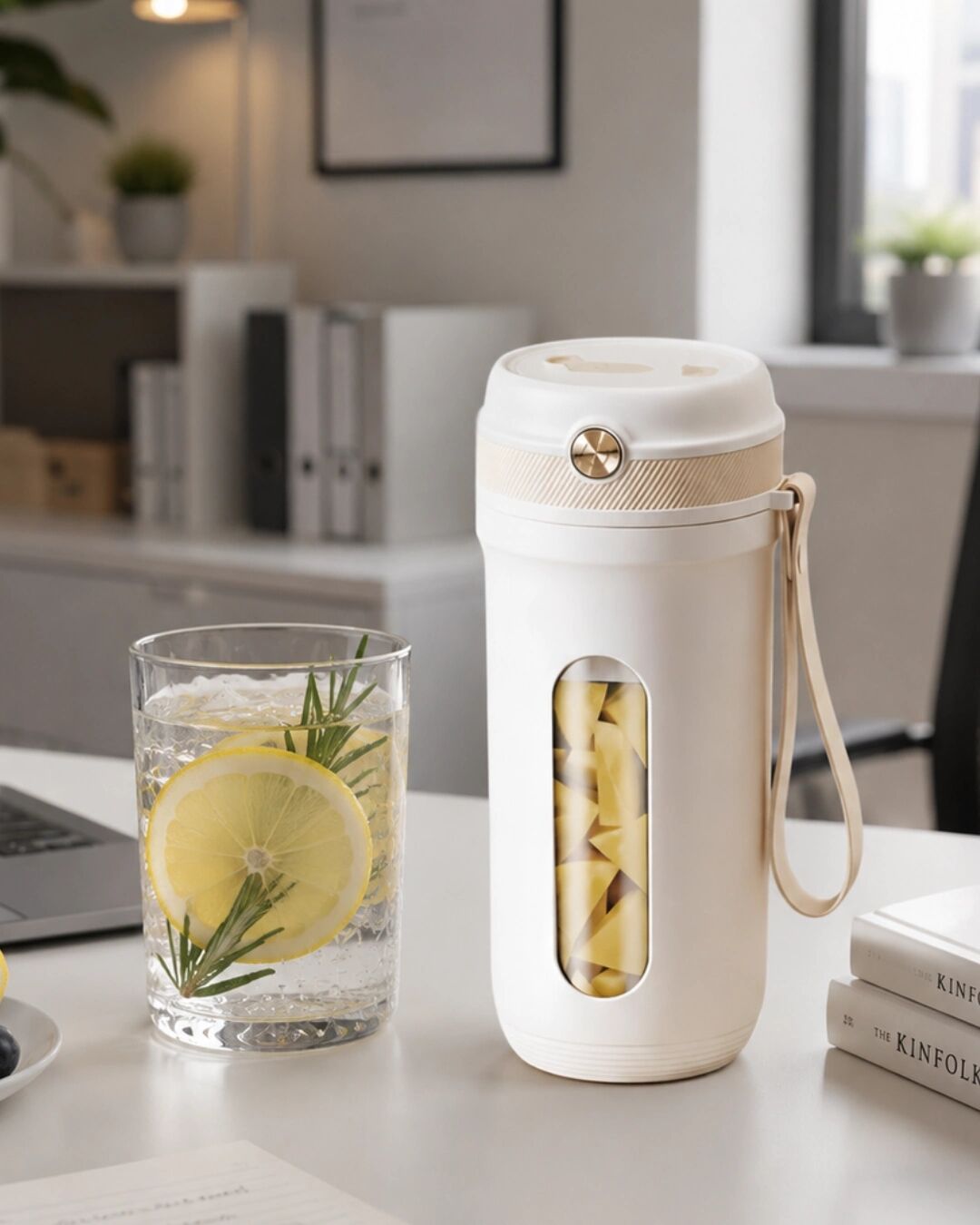 USB Şarjlı Mini Smoothie Blender Pratik Meyve Karıştırıcı 350 ml