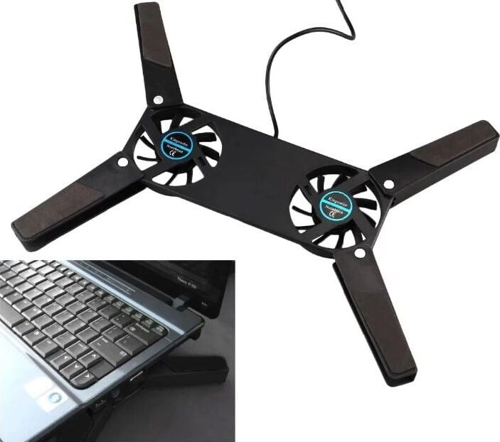 Katlanabilir Laptop Soğutucu 2 Fanlı