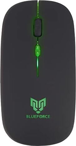 Blueforce 2, 4ghz Bluetooth Wireless Kablosuz Sessiz Mouse Siyah Işıklı