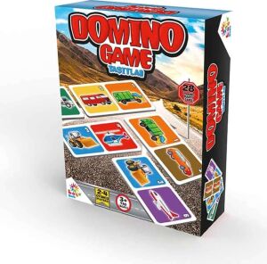 Arsimo Taşıtlar Temalı 28 Parça Domino Oyun Seti, 2-4 Oyuncu, 3+ Yaş
