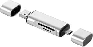 4858 Type C USB Kart Okuyucu Micro Sd Card Reader Çevirici Dönüştürücü Adaptör