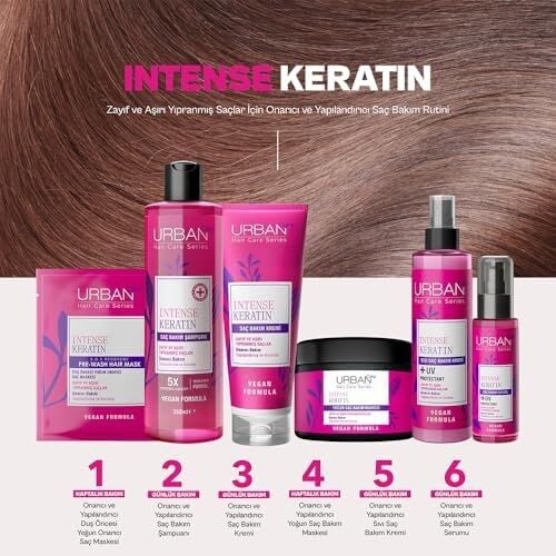 Intense Keratin Aşırı Yıpranmış Cansız Saçlara Özel Saç Bakım Serumu 75 Ml- Vegan