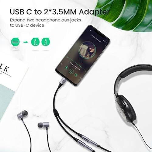 Type-C To 2’li Aux Kulaklık Çıkış Çoklayıcı