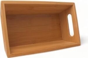 Bambu Ekmek Sepeti 23X13X7CM,  Bambu Ekmeklik, Bambu Ekmek Sunumluk