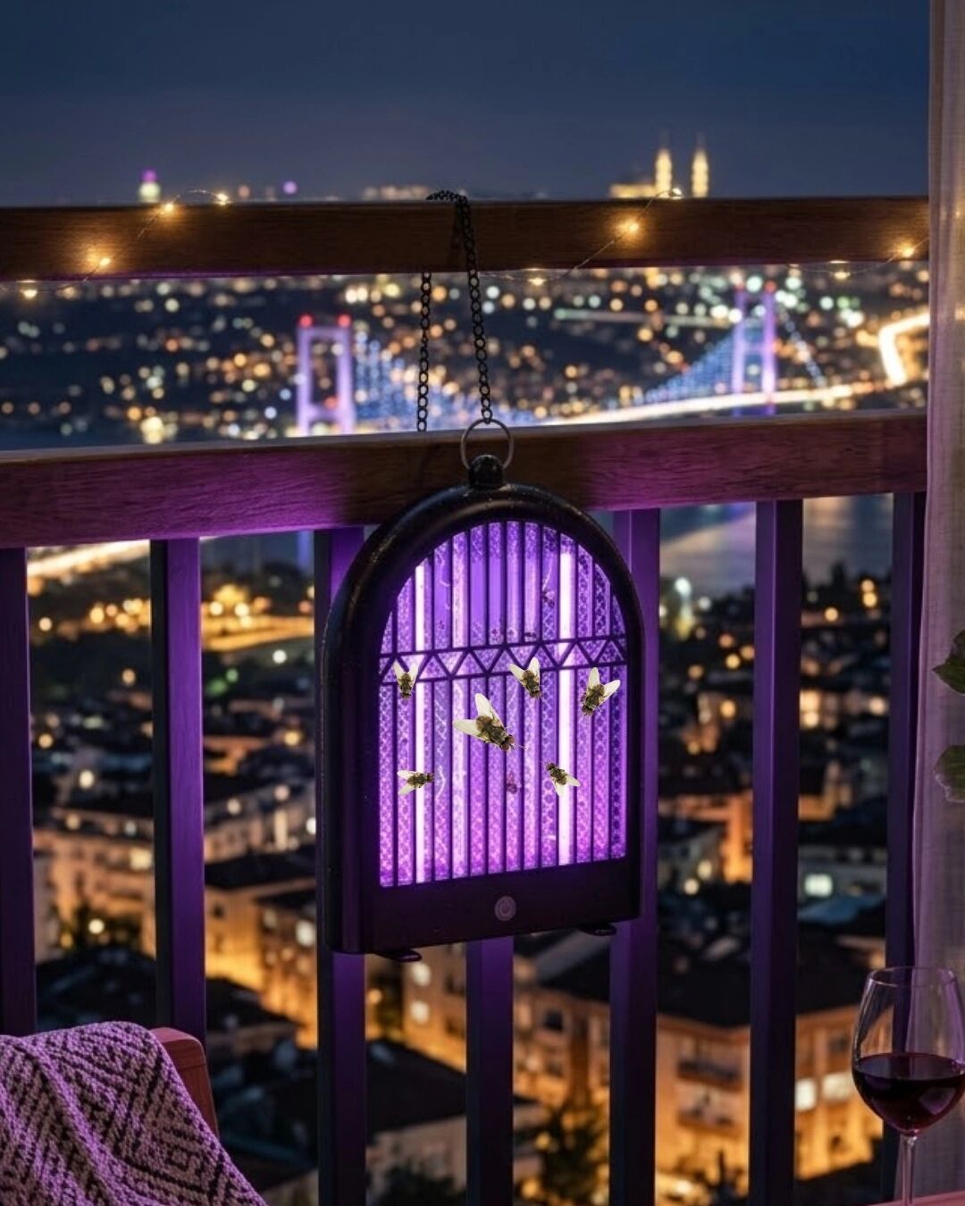 Elektrikli Sivrisinek Öldürücü Uv Lamba Sessiz ve Taşınabilir
