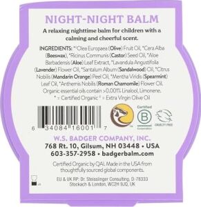 Badger Gece Kremi (Night-Night Balm) 56 gr