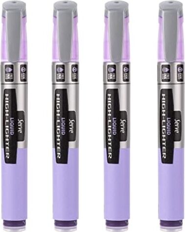 Lıkıt Fosforlu Kalem Pastel Lavanta 4lu Set