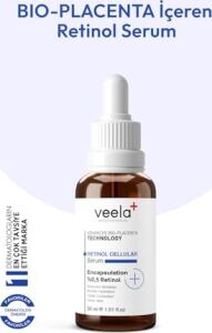 Veela Kırışıklık Onarıcı & Yaşlanma Karşıtı Retinol Cellular Serum –%0,5 Kapsüllenmiş Retinol ile Etkili Bakım