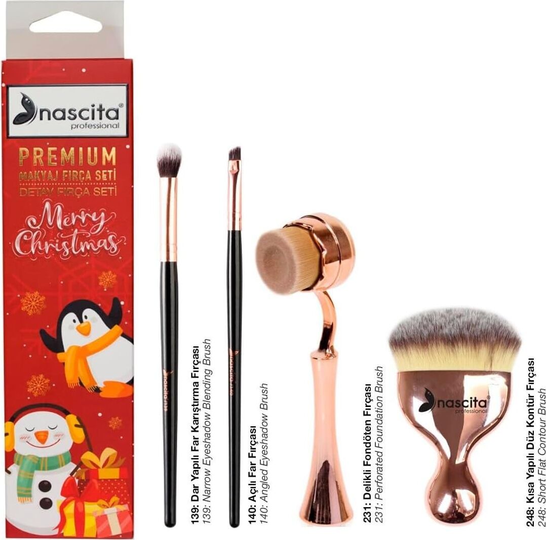 Premium Christmas Makyaj Fırça Seti - 04