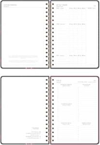 2025-2026 A5 Spiralli 16 Aylık Akademik Ajanda - Kiraz