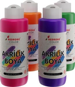 Ara Renkler Akrilik Boya 4'lü Set 4X120 ml