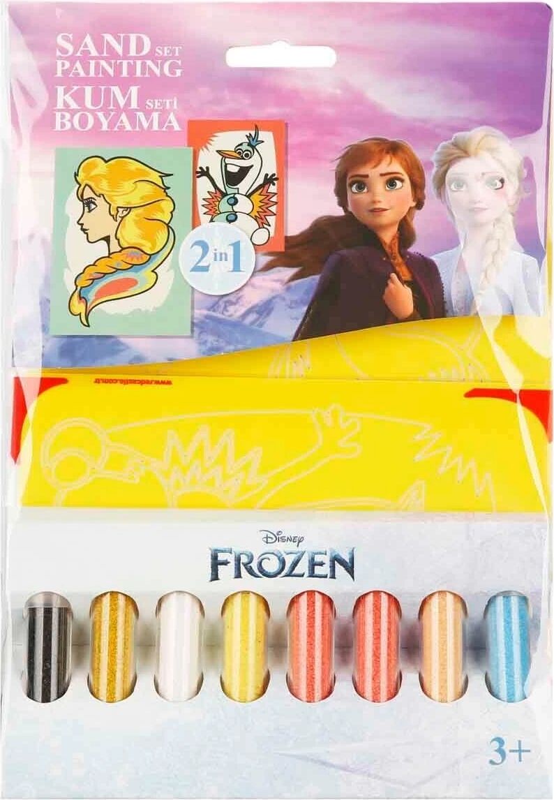2in1 Disney Frozen Kum Boyama Seti S00005170