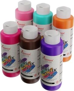 Tamamlayıcı Renkler Akrilik Boya 6'lı Set 6X120 ml