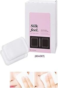 Yumuşak Makyaj Temizleme Pamuğu Silk Puff (80ADET)