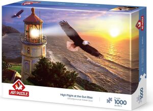 Gündoğumunda Yüksek Uçuş 1000 Parça Puzzle