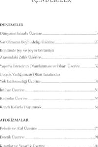 Dünyanın Istırabı Üzerine
