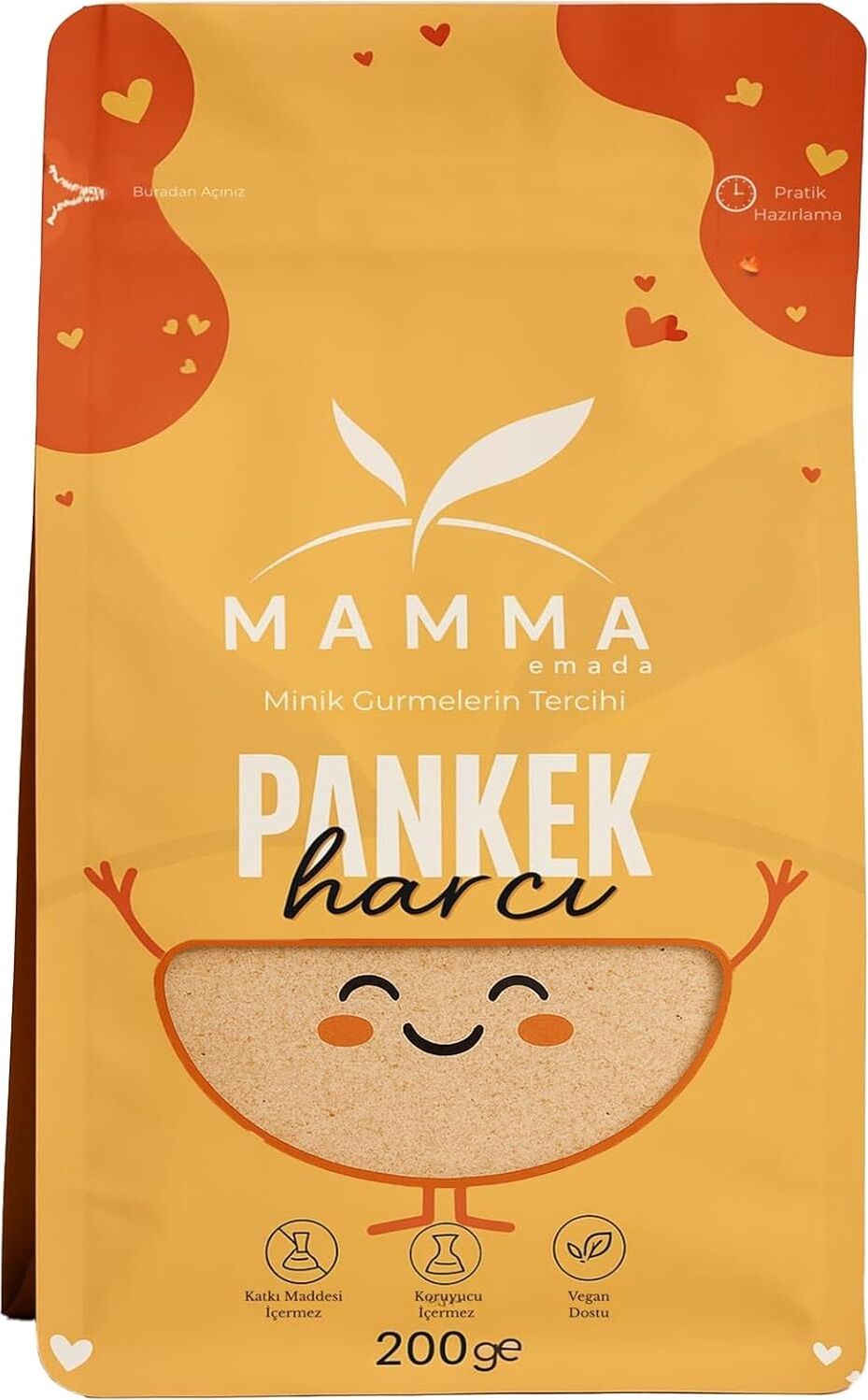Menekşe Unlu Pancarlı Pankek (+7AY)