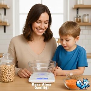 Topaz Premium Dijital Mutfak Tartısı 10KG | Temperli Beyaz Cam, Geniş LCD Ekran, Yüksek Hassasiyet Sensör | Şık ve Dayanıklı Tasarım | Geniş Yüzey 23X16CM