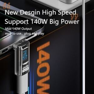 90° Type C To Type C 140W 40GBPS 8k Görüntü Aktarımı Hızlı Şarj Data Aktarımı Otgco