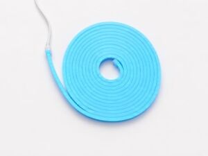 5 Metre Akıllı Silikon Neon Görünümlü Rgb LED Şerit Işık Uygulama Kontrollü Müzik ve Ses Senkronizasyonu 16 Milyon Renk USB Beslemeli Kumandalı