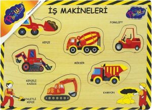 194/195-ONY Ahşap Tutmalı Iş Makinaları