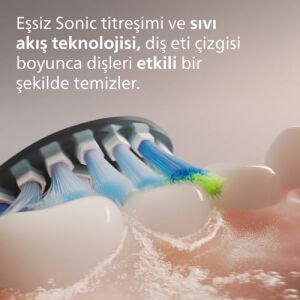 Premium Plaque Defence Yedek Başlık, 10 Kat Daha Fazla Plak Temizliği, Yumuşak Fırça Başlığı, 2’li Paket, Siyah, HX9042/88