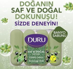 Saf&dogal Zeytinyağlı Sabun, 70 Gramx4