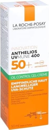 Innovation Anthelios Uv Mune 400 50+ Oil Control Gel Creme Ultra Long Uva Protection Sans Parfum 50 ml