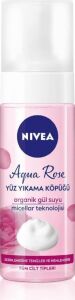 Aqua Rose Organik Gül Suyu Içeren Yüz Yıkama Köpüğü 150ML, Nemlendirici, Yüz Temizleyici, Micellar
