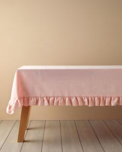Flor Pura Polyester Masa Örtüsü Pembe
