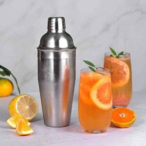 Çelik Kokteyl Shaker - Meyve Suyu Shaker - Kokteyl Karıştırıcı, 750 ml