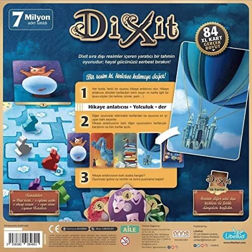Asmodee Dixit Yeni! Hayalini Anlat, Çok Renkli