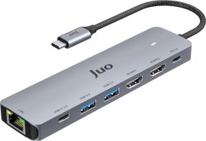 Type-C 2*hdmı Dual Mst 4K 60Hz Gigabit Ethetnet Dönüştürücü 100W USB 3.2 Çoklayıcı Hub
