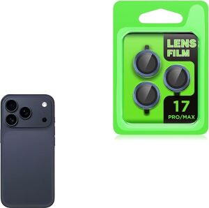 Senon Apple iPhone 17 Pro Için Zore Cl-07 Kamera Lens Koruyucu (Lacivert)