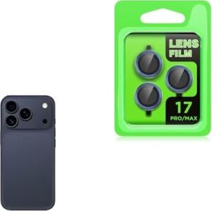 Senon Apple iPhone 17 Pro Için Zore Cl-07 Kamera Lens Koruyucu (Lacivert)