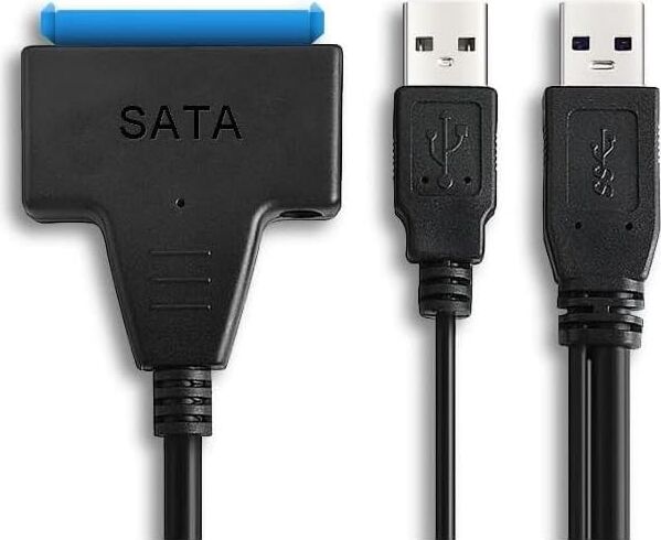 USB 3.0 2.5 3.5 Inç Sata SSD HDD Hard Disk Çevirici Dönüştürücü + Adaptör