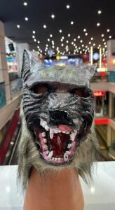 Halloween Kurt Köpek Maskesi, Korku Maskesi, Cadılar Bayramı Aksesuarları, Halloween Kostüm Aksesuarı, Şaka Oyunları ve Korku Maskeleri