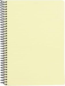 Infinity Pastel Serisi, A4, 6 Konulu (3 Kareli, 3 Çizgili) 180 Yaprak Pp Kapaklı Spiralli Defter, Sarı