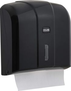 Vialli KH300B Z Katlı Kağıt Havlu Dispenseri 300&APOS;LÜ Siyah