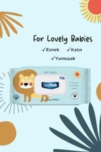 Islak Mendil Lovely Babies Aslan 120 Yaprak