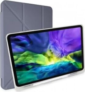 Galaxy Tab S9 Fe Plus 12.4'' ile Uyumlu Kalem Bölmeli Uyku Modlu Kılıf, Lila