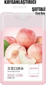 - Şeftali Aromalı Su Bazlı Kayganlaştırıcı - 20ML - Oral ve Anal Uyumlu Sprey - Nefes Tazeler