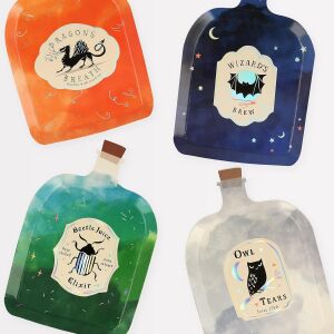 - Making Magic Potion Bottle Plates - Make Magic Sihirli Şişe Tabaklar (8'li)