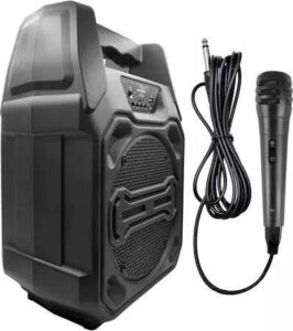 Bluetooth Hoparlör LED Işıklı Taşınabilir Kablosuz Speaker Uzun Pil Ömrü