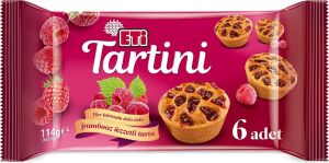 Eti Tartini Frambuazlı Turta 114 G x 14 Adet