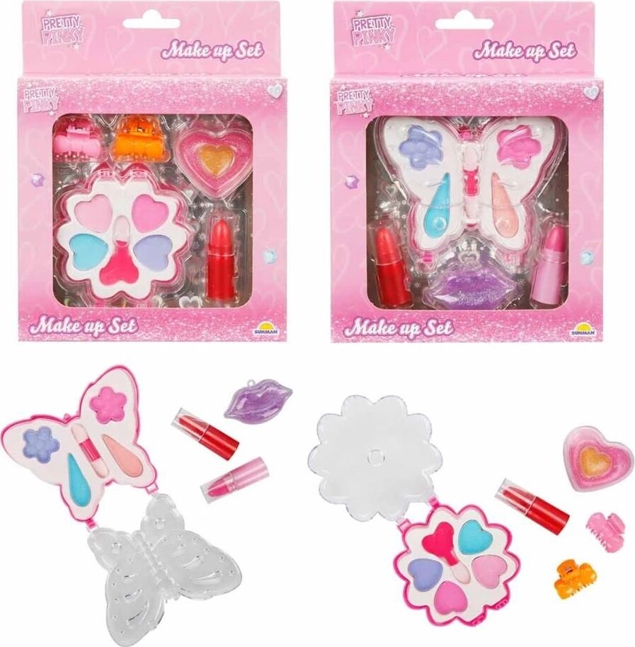 S00004276 Makyaj Set Mini Çiçek Veya Kelebek  - 1 Adet Stokta Olan Gönderilir