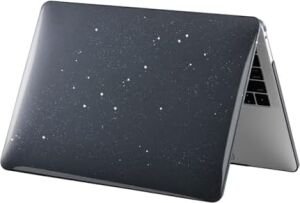 MacBook Pro 13 Simli Kılıf A1706 A1708 A1989 A2159 A2251 A2289 A2338 M1 M2 Uyumlu Parlak Sert Kılıf Ince Hafif Koruyucu Kapak Siyah