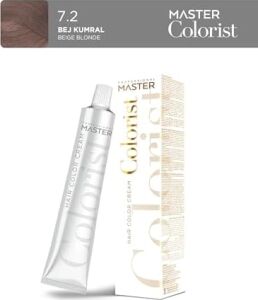 Professional Tüp Saç Boyası Boya 60 ml 7.2 Bej Kumral